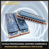 Easttop Harmonika Blues T008K ด้วย3คีย์ตั้งค่าเพลงบลูส์ฮาร์ปสำหรับผู้เริ่มต้นผู้เล่นของขวัญ