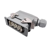 ‘’；【=- Heavy Duty Connectors HDC-HSB-006-1/2/3/4 F/M 6Pin Screw Connection 35A Industrial Rectangular Aviation Connector Plug