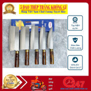 bộ dao làm bếp 5 món, dao nhà bếp thép trắng không gỉ cao cấp