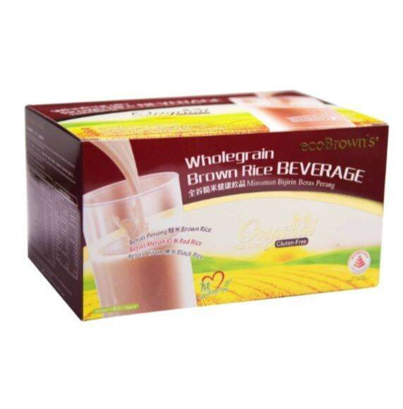 ecoBrown’s Wholegrain Brown Rice Beverage Original 480g (30g X 16s
