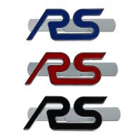 【LZ】☄  8.5x3.5cm de Metal 3D Logotipo RS Carro Emblema Traseiro Tronco Etiqueta Do Esporte Versão Modificação para Ford Mondeo Focus F150 Shelby Fiesta