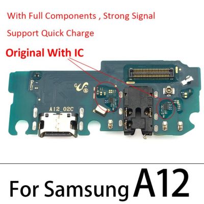 【☸2023 New☸】 anlei3 100% ชาร์จพอร์ตซ่อมต้นฉบับใหม่บอร์ดเชื่อมต่อสายเคเบิลยืดหยุ่นกับไมค์ไมโครโฟนสำหรับ A20s Samsung A207f A12
