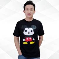 เสื้ิอยืดแขนสั้น คอกลม ลายMicky Mouse 2สี