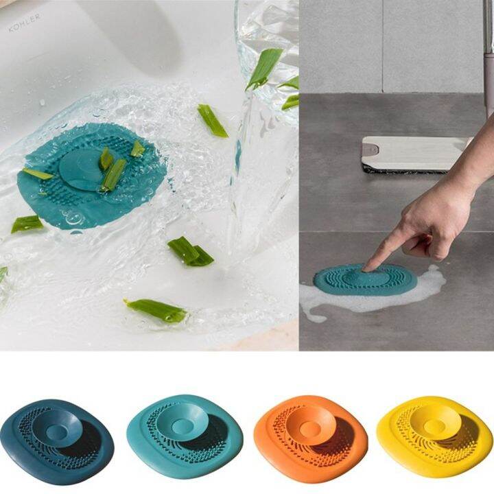 UNQCSA For Kitchen Bath Tub Rubber Floor Drain Cap Silicone Tub Stopper