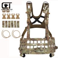 SPC Lightweight Laser Cutting Chest Rig Modular Molle Cordura Tactical Vest Tactical Military Equipment for Airsoft Tactics