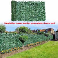 [ELEGANT] Simulated Leaf Fence Wall Outdoor Garden Privacy Protection Radish Leaf Ivy Fence Decoration Simulation Green Plant Fence Net