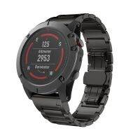 26mm pasek ze stopu tytanu dla Garmin Fenix 5X Plus 6X Pro 3 HR zejście MK1 Metal Watchband Quick Release Belt bransoletka akcesoria