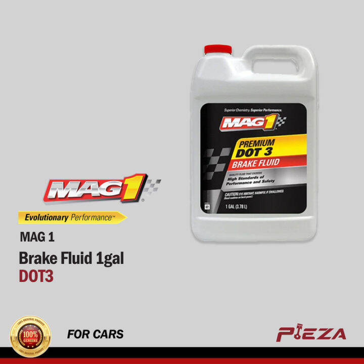MAG 1 DOT3 Brake Fluid 1 Gallon Lazada PH