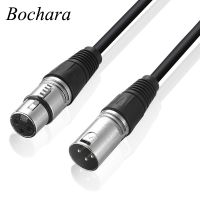 【DT】Bochara XLR Cable Male to Female M/F  For Microphone Mixer TPE Material+OFC Copper 1m 1.8m 3m 5m 10m 15m 20m  hot