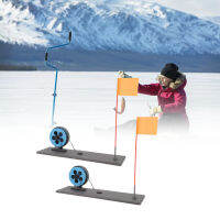 Ice Fishing Rod Tip Up 2 pcs Ice Fishing Marker Stable for Winter