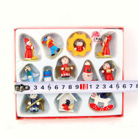 Wood Christmas Decoration Nutcracker Puppet Advent Calendar Xmas Gift Wood Snowman Countdown Calendar New Year Birthday Calendar