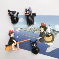 ☃﹍ 3d Broom Girl Refrigerator Magnets Creative Cute Magnetic Stickers Cartoon Magnets Refrigerator Magnets Home Decor