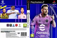 แผ่นเกมส์ PS2 PES 2024 efootball Pro Evolution Soccer 2024 ย้ายครบแล้ว ภาษาอังกฤษ สกรีนแผ่น คุณภาพ ส่งไว (DVD)