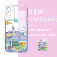 Casing Ponsel สำหรับ Infinix Hot12 Hot12 Play Pro ของแท้กันกระแทกเคสยอดเยี่ยมปลอกอ่อนคลุมทั้งหมดเคสมือถือใสสำหรับป้องกันกล้อง