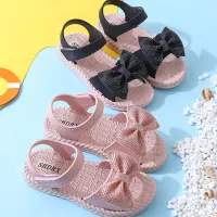 Fashion Sandals For Baby Girls Bowknot Soft Sole Shoes Princess Beach Shoes Sandal For Toddler Children