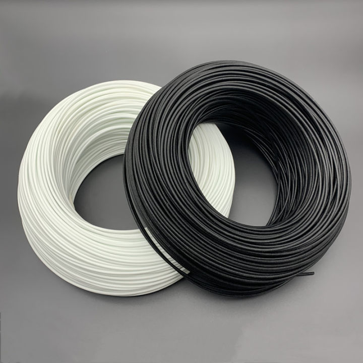 200deg-high-temperature-braided-soft-chemical-fiber-tubing-insulation-cable-sleeving-fiber-1-12mm-diameter-multicolour