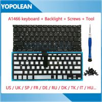 New Laptop Keyboard With Backlight Screw Tool For Macbook Air 13" A1369 A1466 US UK Spain French Portugal Hungary 2011-2017 Basic Keyboards