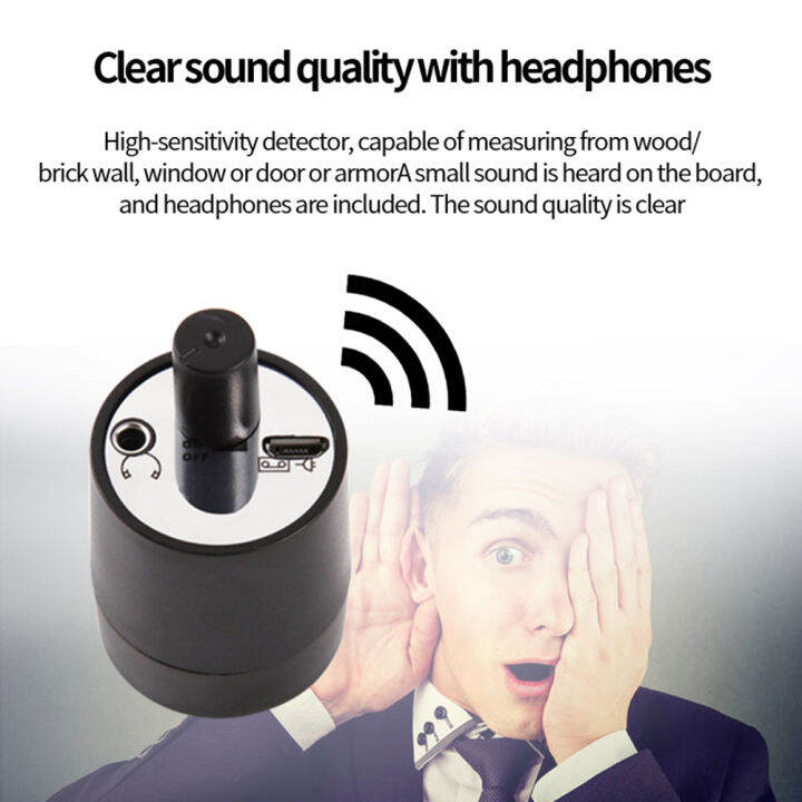 Wall Mounted Microphone Sound Amplifier High Intensity Voice Monitor