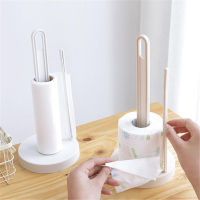 Creative Kitchen Paper Napkins Shelf Simple Vertical Roll Paper Storage Rack Desktop Punch Paper Towel Storage Holders Bracket