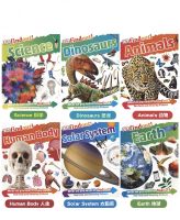 DK Findout! DK encyclopedia Discovery Series 6 theme volumes encyclopedia popular science books science dinosaur animal human body solar system earth primary school popular science books illustrations world DK press