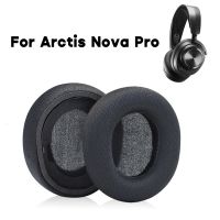 หูฟังแผ่นรองหูฟังเสียงยกเลิกหมอนอิงหูสำหรับชุดเหล็ก Arctis Nova Pro ไร้สาย Headest หน่วยความจำฟองน้ำ Earmuff Earcups