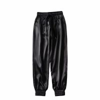 2021 Black satin pants women sweat pants fashion joggers women trousers hip hop streetwear kawaii pink high waist pants fall