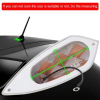 “：{}” Car Shark Fin Roof Antenna AM/FM Radio Signal Aerials Universal For Mini Cooper/BMW/Toyota/Hyundai/VW/Kia/Nissan Exterior Parts