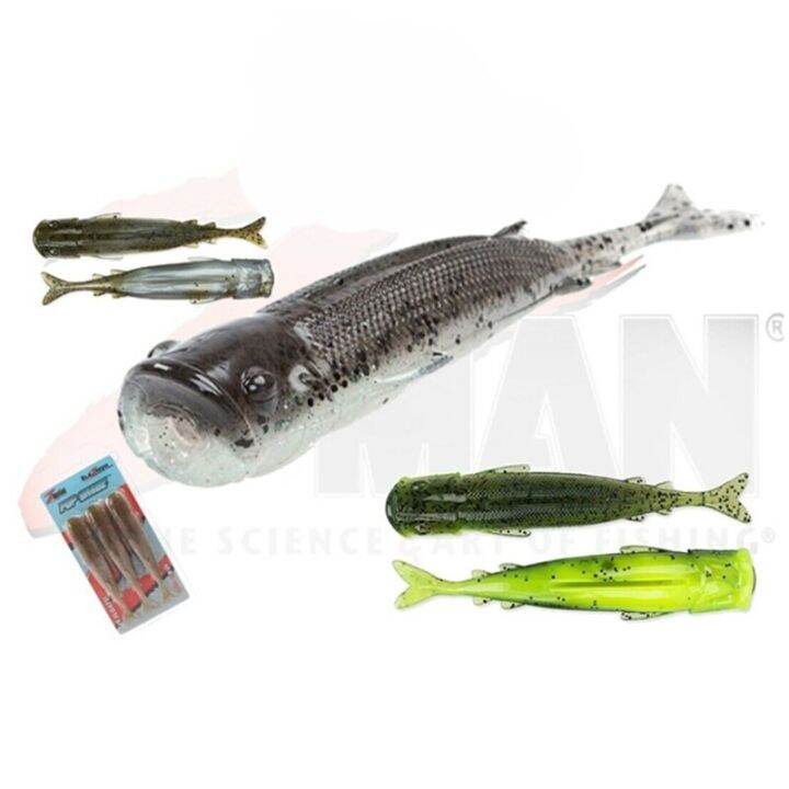 N นำเข้า ZMAN POP SHADZ เหยื่อแบบนิ่มเหยื่อเทียมน้ำ Sur คลื่นเหยื่อปลอม