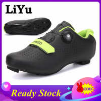 LiYu Self-Locking จักรยานเสือหมอบรองเท้า Ultralight รองเท้าปั่นจักรยานจักยานแข่งถนนรองเท้าผ้าใบส้นเตี้ยผู้ชาย Cleat ผู้หญิงสิ่งสกปรกจักรยาน Spd รองเท้าปีนเขา