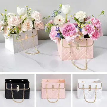 4pcs Flower Paper Gift Box Waterproof Bouquet Gift Box with