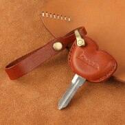 Leather Motorcycle Key Case Cover For Vespa Model GTS LX LXV 50 125 250