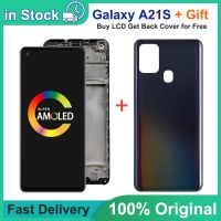 6.5 Super AMOLED For Samsung Galaxy A21S SM-A217FN/DS LCD Display Touch Screen Digitizer With Frame For Samsung A21S 2020 lcd