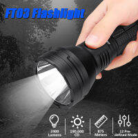 Astrolux FT03 SST40-W Waterproof Tactical Flashlight 2400 Lumen 190000cd LED Torch Flashlight Lamps with a Free Battery