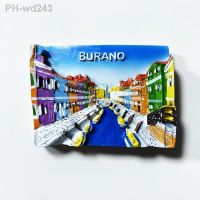 Italy Venice Burano Fridge Magnets Limone Piemonte Travelling Souvenirs Birthday Christmas Gifts Photo Wall Magnetic Stickers