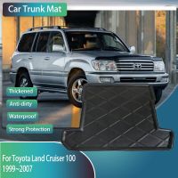 แผ่นซับท้ายรถสำหรับ Toyota Land Cruiser เล็กซัสแอลเอกซ์470 ~ 2007แผ่นกันโคลนปลอกปกป้องเข่า Alas Bagasi Mobil อุปกรณ์เสริม Carro