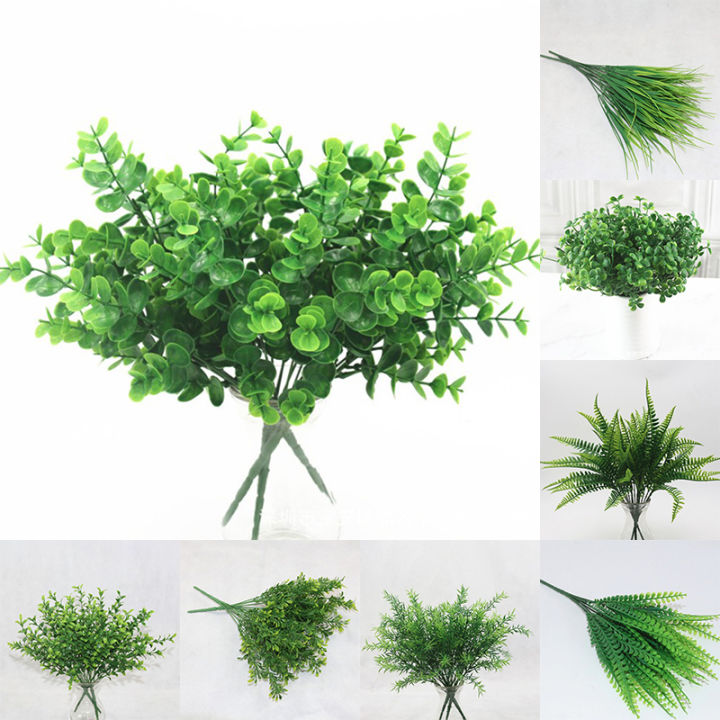 artificial-plants-fake-leaf-foliage-bush-home-office-garden-wedding-decors