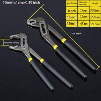 คีมปั๊มน้ำเปลี่ยนอย่างรวดเร็ว Multigrip Groove Joint Pliers Plumbing Clamp Tools With Non-Slip Rubber Handle888