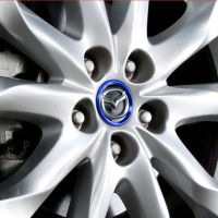 New Decal Wheel Center Hub Caps Rim Auto Stickers Car Styling Decoration For Mazda 2 3 5 6 CX5 CX7 CX9 Atenza Axela Accessories