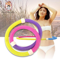 ฮูล่าฮูป (แบบสปริง) Hula Hoop Spring กระชับหุ่นสวย ลดพุงด้วยฮูล่าฮูป ช่วยให้สาวๆมีรูปร่างและหุ่นดี เหมาะสำหรับการไดเอท หมุนเป็นประจำจะเห็นผลได้อย่างรวดเร็ว