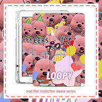 เคส IPad รุ่น5th มีช่องใส่ดินสอสำหรับแผ่นแอปเปิ้ลแอร์5 4 3 2 1เคสลายการ์ตูนน่ารัก Ipad 10.9 10.2 Pro 9.7 10.5 11 12.9นิ้วเคส2021 2022เคสไอแพด6th 7th 8th 9th 10th Gen