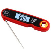 ✸✎ Meat Thermometer Digital Cooking Thermometer Waterproof Portable BBQ Temperature Probe Black