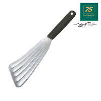 CUTLERY PRO ตะหลิว ไม้พลิกอาหาร FISH SPATULA แสตนเลส ด้ามจับสีดำ CTP1-GS-30512-180-BK