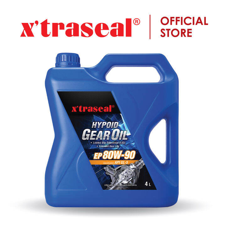 X'traseal Hypoid Gear Oil EP80W90 (API GL5) LSD 4 Liter Lazada