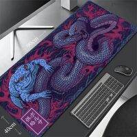 Dragon 80x30 ซม. XXL Lockside Mouse Pad แผ่นรองเมาส์เกมมิ่งขนาดใหญ่ แผ่นรองเมาส์คีย์บอร์ด แผ่นรองเมาส์สัตว์ตาราง แผ่นรองเมาส์ของขวัญ