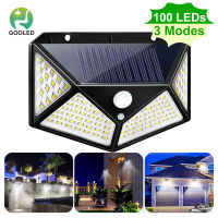 โคมไฟติดผนังพลังงานแสงอาทิตย์ LED โคมไฟติดผนังกลางแจ้ง Waterproof PIR Motion Sensor Solar Powered Sunligh Street Courtyard Garden Path Lighting