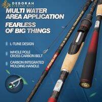 MEW| คันเบ็ด |คันสปินนิ่ง |4.6MM TOP Guide Ring | L action/ XFast power | LINE:5-15LB | length:1.8m/1.98m/2.1m | Carbon Fiber Rod | 2 Section |X-cross Carbon