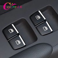 【HOT】 Color My Life 7Pcs/Set ABS Chrome Window Lifter Switch Button Cover Trim for Hyundai Accent Solaris 2016 - 2020 Accessories