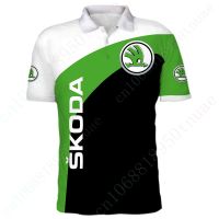 2023 NEW Style Skoda Polo Shirt Harajuku Luxury Oversized T-Shirt Unisex Short Sleeve Tee Top Anime 3D Printing T Shirt For Mens ClothesNew product，Can be customization