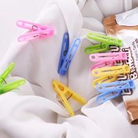 20Pcs Clothes Pegs Plastic Clothespins Laundry Hanging Pins Clip Strong Windproof Hangers For Underwear Socks Drying Rack Holder