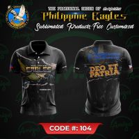 2023 New Fashion  Philippine Eagles Polo Shirt e#104，Size: XS-6XL Contact seller for personalized customization of name and logo